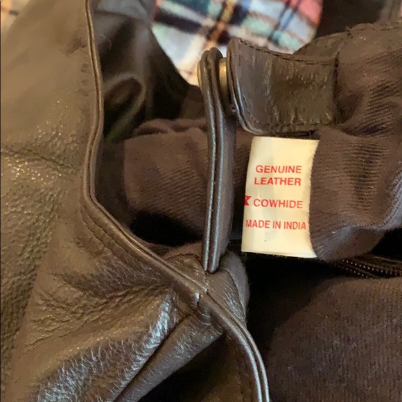 East West Boho Gorgeous Chocolate Leather Bag - Picture 5 of 8